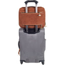 TaboLap Workstation Laptop Case for up to 13" Device (Suede Leather, Saddle Brown)