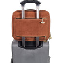 TaboLap Workstation Laptop Case for up to 13" Device (Suede Leather, Saddle Brown)