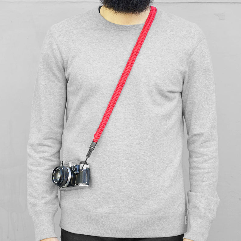 DSPTCH Braided Camera Strap (Red)