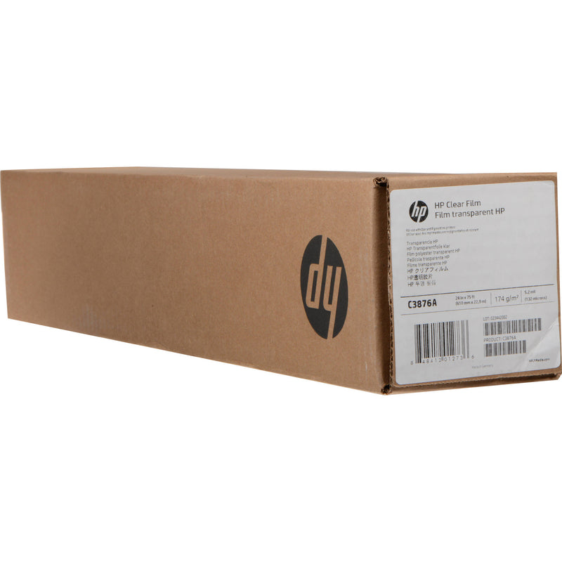 HP Clear Film for Inkjet - 24" Wide Roll - 75' Long