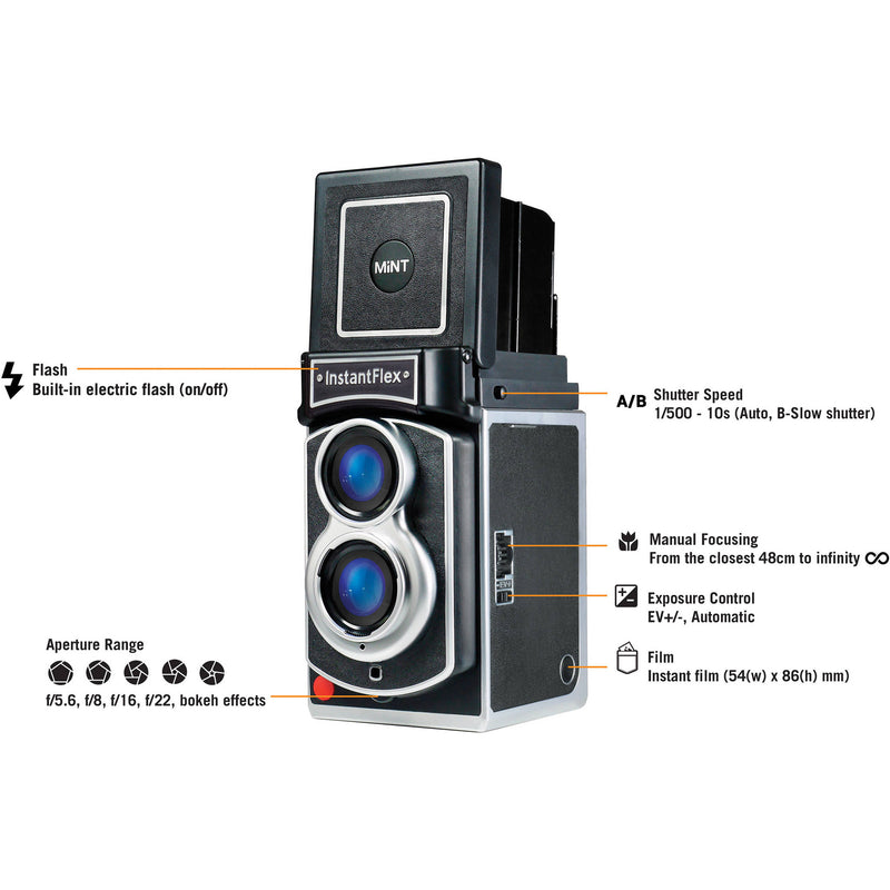 Mint Camera InstantFlex TL70 2.0 Instant Film Camera