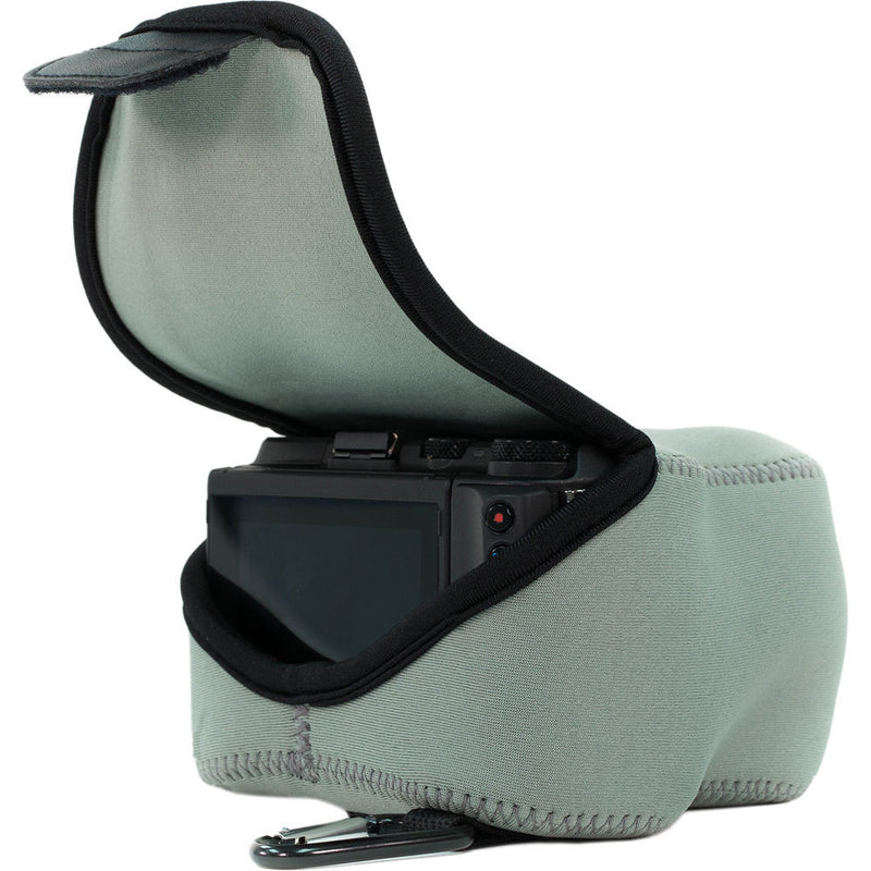 MegaGear Ultra-Light Neoprene Camera Case for Lumix DMC-GX85K with 14-140mm (Gray)