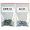 TecNec 12S Pan-Head Screws with Nut & Washers Kit (Stainless Steel, 100-Pack)