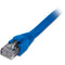 Comprehensive 50' Cat6 Snagless Solid Plenum Shielded Patch Cable (Blue)