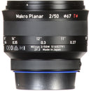 Zeiss Milvus 50mm f/2M ZF.2 Lens for Nikon F