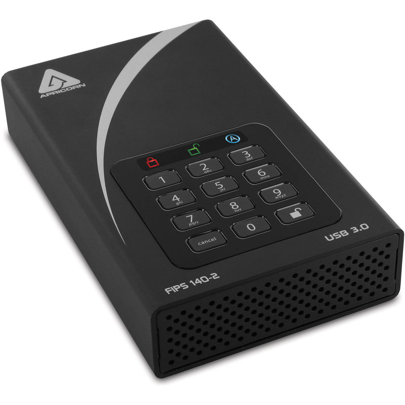 Apricorn 3.5" Aegis 4TB Padlock DT FIPS External Desktop Drive