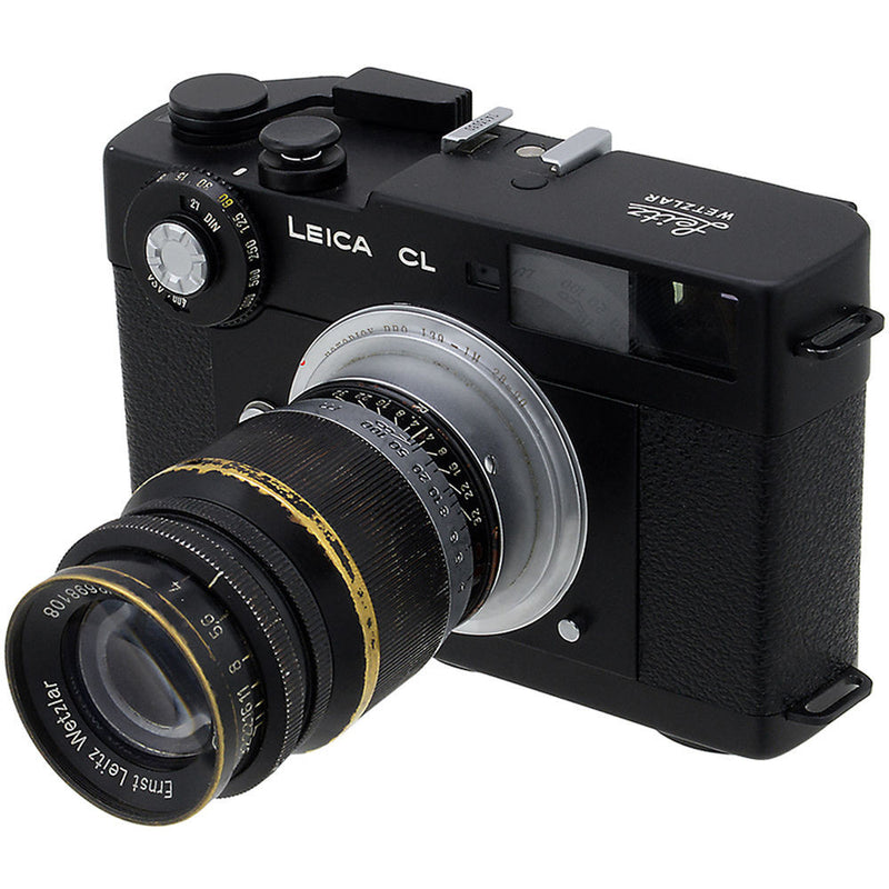 FotodioX M39 Lens to Leica M Camera Adapter (28mm/90mm Frame Lines)