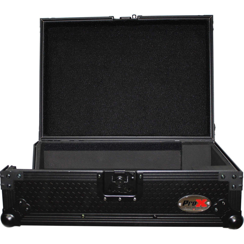 ProX Mixer Case for Large Format 12" DJ Mixers (Black on Black)