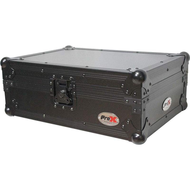 ProX Mixer Case for Large Format 12" DJ Mixers (Black on Black)