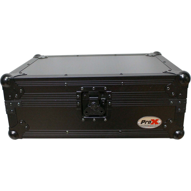 ProX Mixer Case for Large Format 12" DJ Mixers (Black on Black)