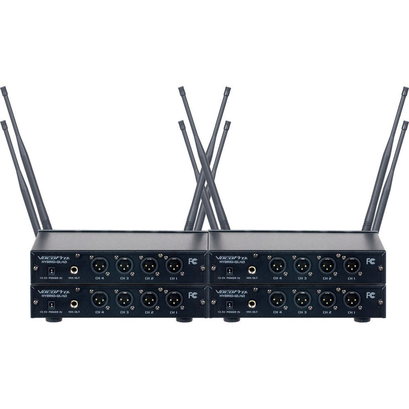 VocoPro Hybrid-Acapella-16 Sixteen-Channel Hybrid Wireless System with Handheld Microphones