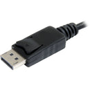 StarTech 6" DisplayPort to Mini DisplayPort Video Cable Adapter (Black)