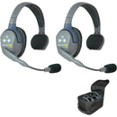 Eartec UL2S UltraLITE 2-Person Headset System with Batteries, Charger & Case (Single)