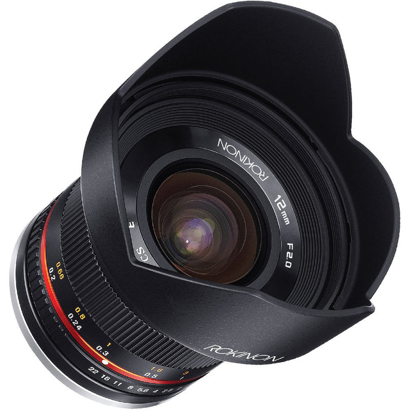 Rokinon 12mm f/2.0 NCS CS Lens for Fujifilm X Mount (Black)