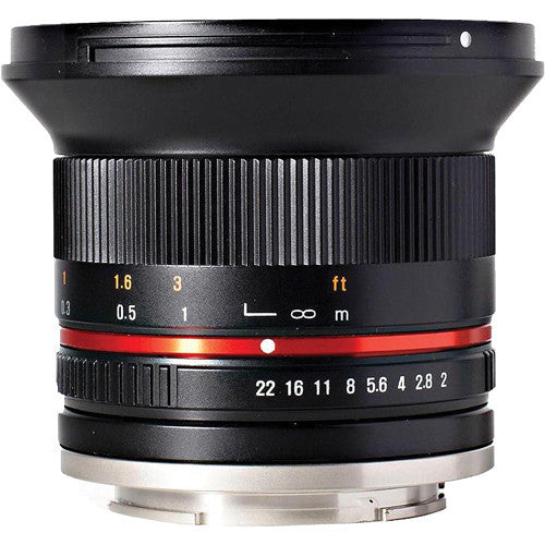 Rokinon 12mm f/2.0 NCS CS Lens for Fujifilm X Mount (Black)