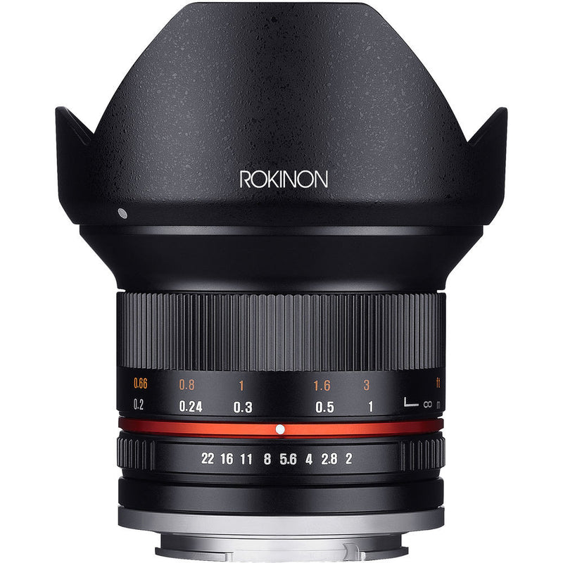 Rokinon 12mm f/2.0 NCS CS Lens for Micro Four Thirds Mount (Black)