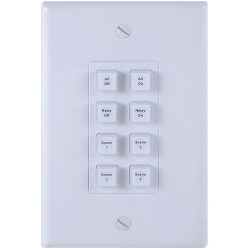 A-Neuvideo 8-Button IP Wall Plate Control Keypad