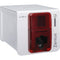 Evolis Zenius Expert Mag ISO Single-Sided Card Printer with Mag ISO Dual HiCo/LoCo 3-track magnetic stripe Encoder (Fire Red)