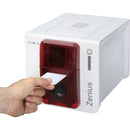 Evolis Zenius Expert Mag ISO Single-Sided Card Printer with Mag ISO Dual HiCo/LoCo 3-track magnetic stripe Encoder (Fire Red)