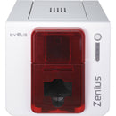 Evolis Zenius Expert Mag ISO Single-Sided Card Printer with Mag ISO Dual HiCo/LoCo 3-track magnetic stripe Encoder (Fire Red)