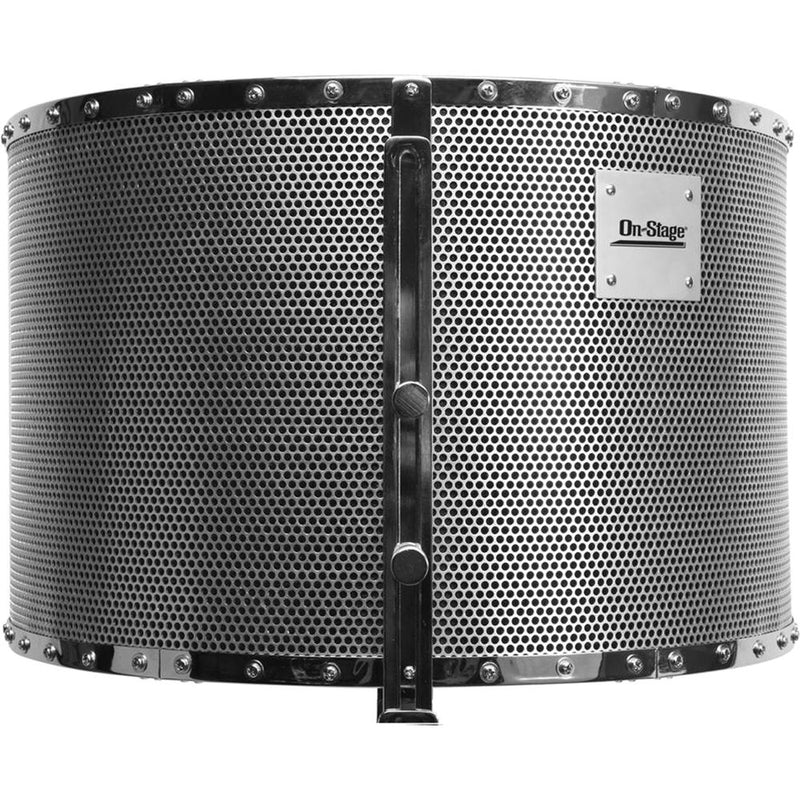 On-Stage Isolation Shield and Stand-Mounted Acoustic Enclosure (18.5 x 12")