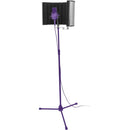 On-Stage Isolation Shield and Stand-Mounted Acoustic Enclosure (18.5 x 12")