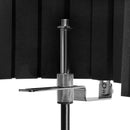 On-Stage Isolation Shield and Stand-Mounted Acoustic Enclosure (18.5 x 12")