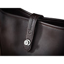 Oberwerth Kate Multi-Functional Plum Leather Ladies Bag (Bordeaux Red, Silver Fastenings & Buttons)