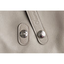Oberwerth Kate Multi-Functional Basalt Leather Ladies Bag (Dark Gray, Silver Fastenings & Buttons)
