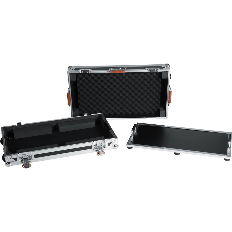 Gator Cases G-Tour Pedalboard with Wheels (Large, Black)