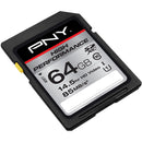 PNY Technologies 64GB High Performance UHS-I SDXC Memory Card (Class 10)