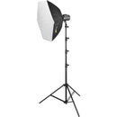 Impact Air-Cushioned Heavy-Duty Light Stand (Black, 13')