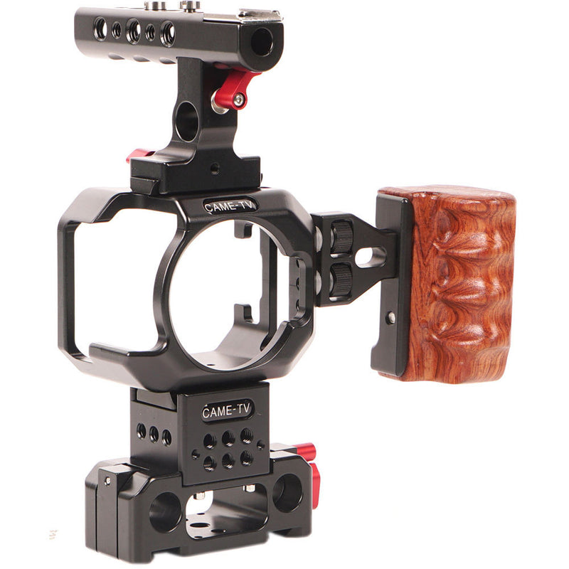 CAME-TV Cage with Baseplate for Blackmagic Micro Cinema Camera