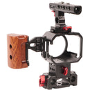 CAME-TV Cage with Baseplate for Blackmagic Micro Cinema Camera