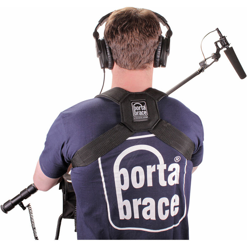 Porta Brace AH-2M Padded Audio Harness with Belt (Medium) - for Audio Equipment Cases