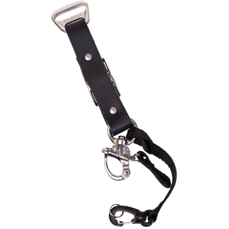 HoldFast Gear Adjustable Portrait Slider for MoneyMaker Harness (Water Buffalo Leather, Black)