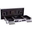 DeeJay LED Coffin for Two Pioneer CDJ-2000 and DJM-2000 Mixers with Low Profile Wheels