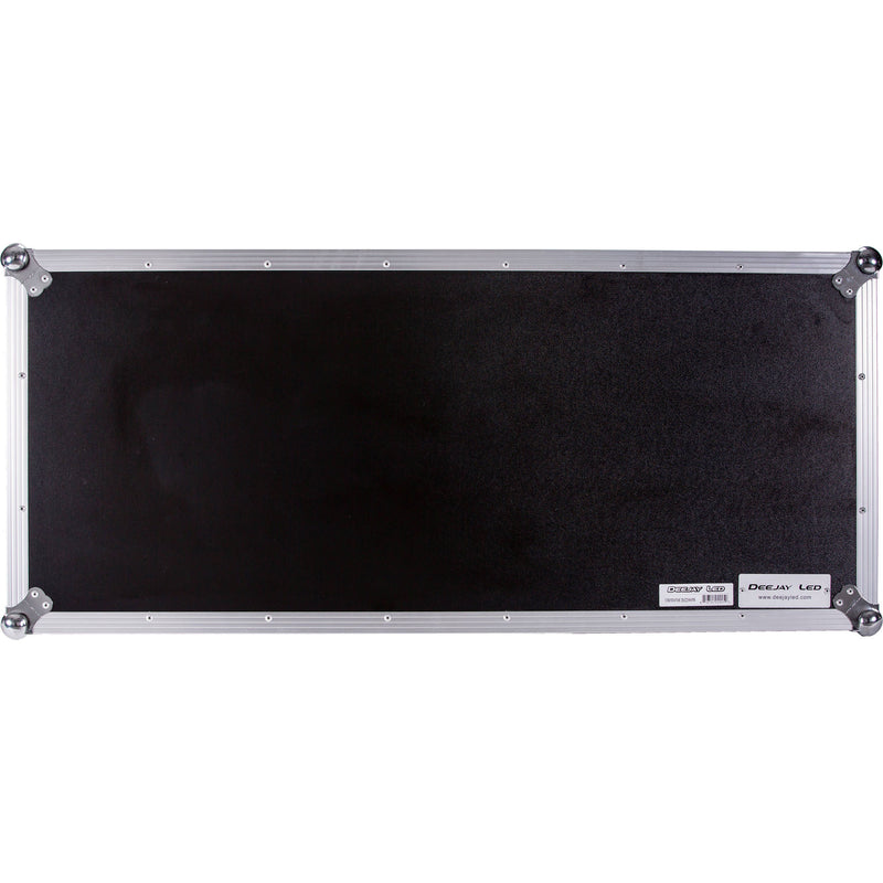 DeeJay LED Coffin for Two Pioneer CDJ-2000 and DJM-2000 Mixers with Low Profile Wheels