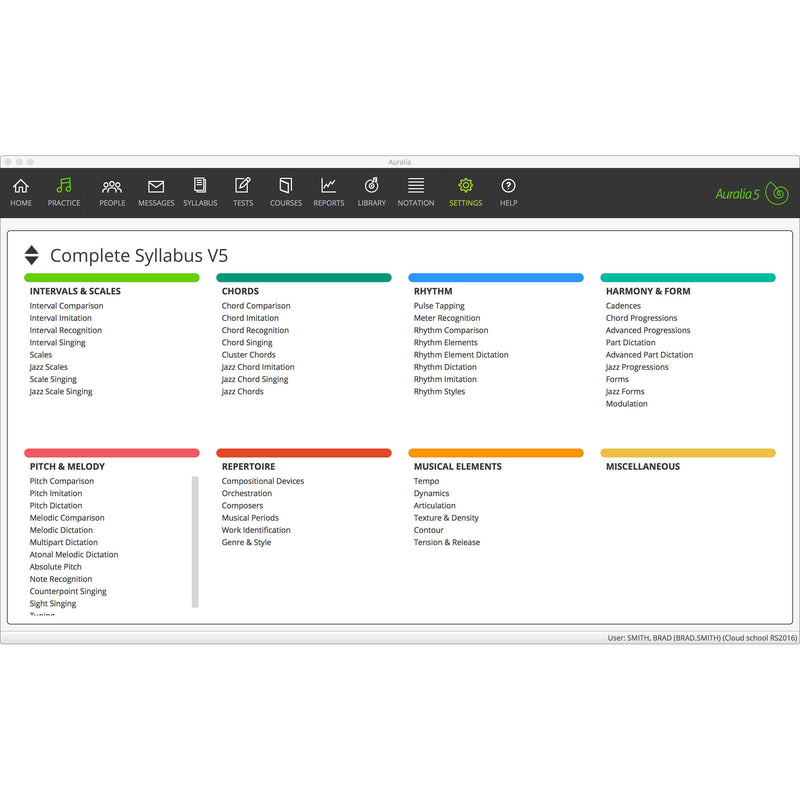 Rising Software Auralia 5 & Musition 5 Software Bundle (Cloud Based, 12-Month Subscription)