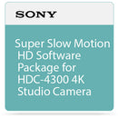 Sony Super Slow Motion HD Software Package for HDC-4300 4K Studio Camera