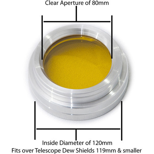 DayStar Filters 80mm-Aperture Energy Rejection Filter (120mm Cap Diameter)