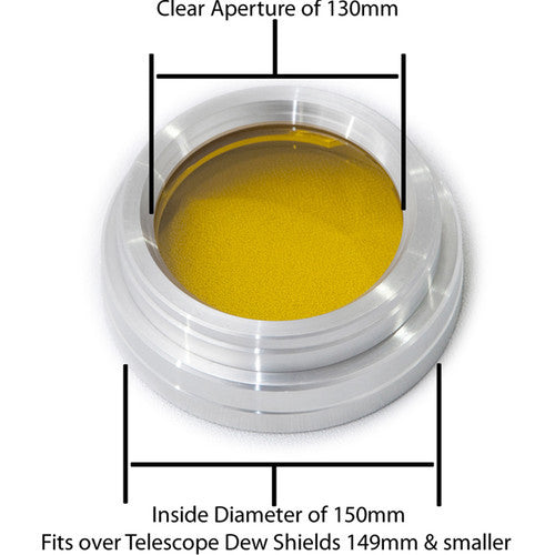 DayStar Filters 130mm-Aperture Energy Rejection Filter (150mm Cap Diameter)