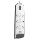 Belkin 12-Outlet Surge Protector with Ethernet and Dual RJ11 Ports (8', White)