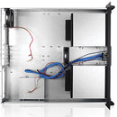 iStarUSA D-3100HB 3U Compact 10 x 3.5" HDD Bay Hotswap microATX Chassis (Blue HDD Handle)
