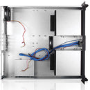 iStarUSA D-3100HN 3U Compact 10 x 3.5" HDD Bay Trayless Hotswap microATX Chassis (Blue HDD Handle)