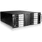 iStarUSA 4 RU 12-Bay Stylish Storage Server Trayless Hotswap 12 x 3.5" Rackmountable Chassis Kit (Silver HDD Handles)
