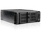 iStarUSA D-400-6 4 RU Compact Stylish Rackmount Chassis Kith with BPN-DE340SS SAS/SATA Tray-Less Hot-Swap Cage (Black)
