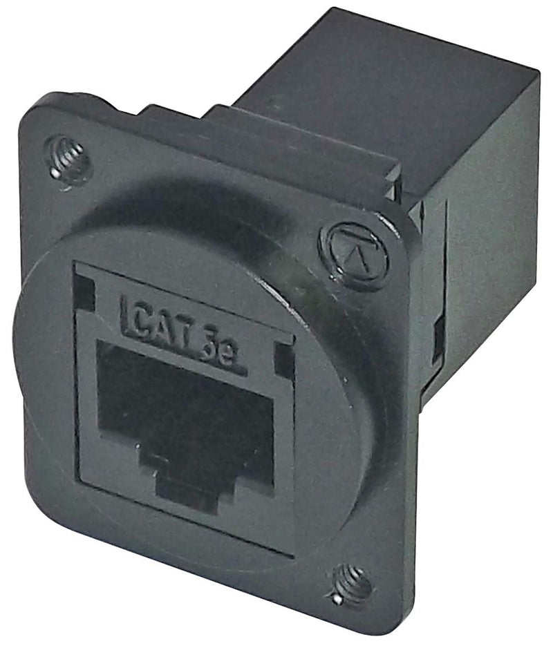 TUK FACK4BKDPM In-Line Adapter Cat5e RJ45 Adaptor Jack 8 Ways