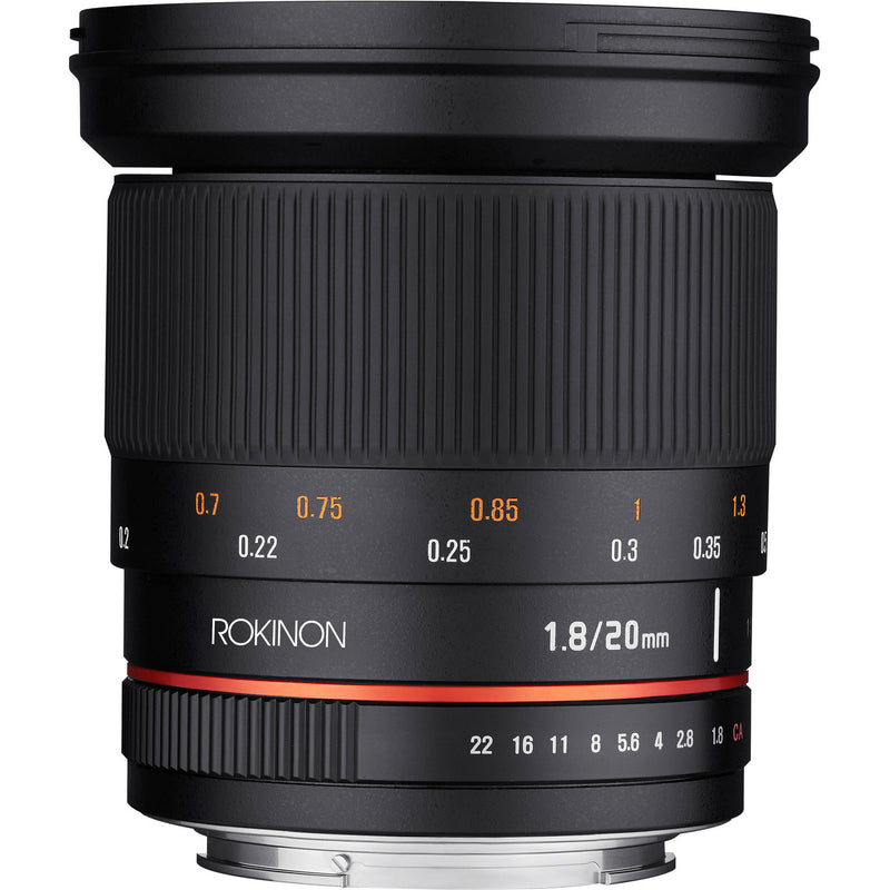 Rokinon 20mm f/1.8 ED AS UMC Lens for Sony E