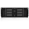 iStarUSA D Storm Series D-400L-7SE 4U High Performance Rackmountable Chassis (Black Bezel)